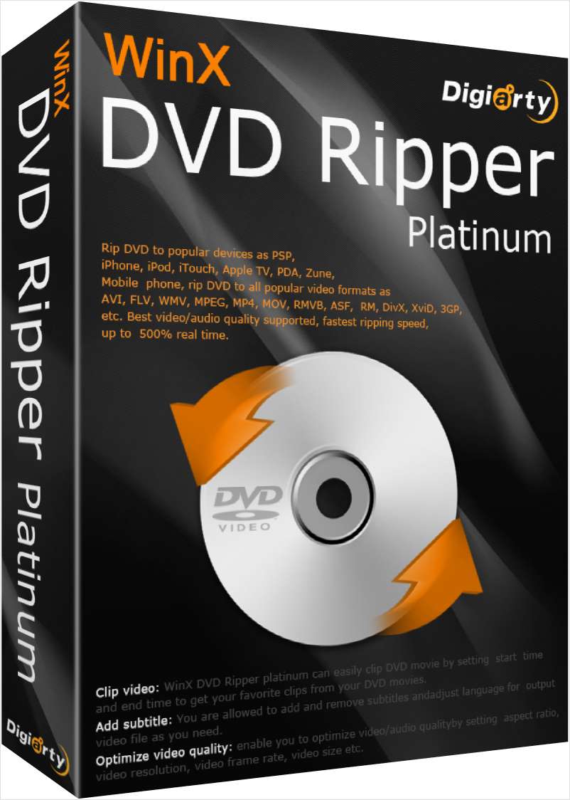 WinX DVD Ripper Platinum - Lifetime, 1 PC (56% Off)</p></img>
<p><em>Lifetime License / 1 PC</em></p>
<p>