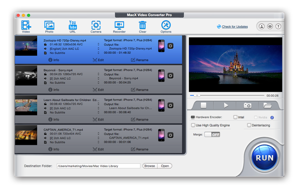 MacX Video Converter Pro Screenshot