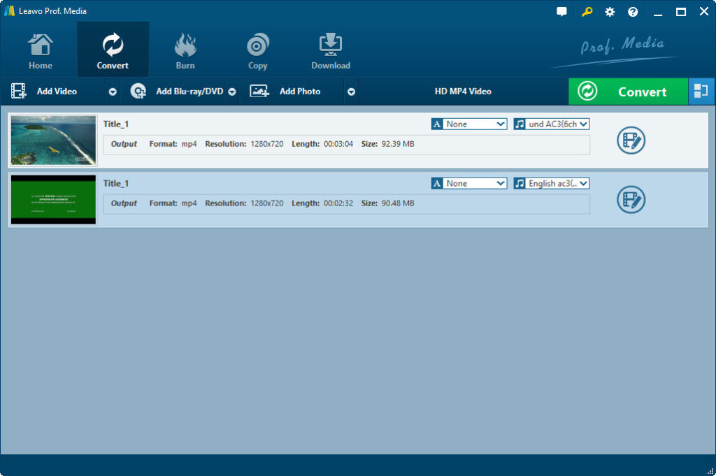 Leawo Blu-ray Ripper Screenshot