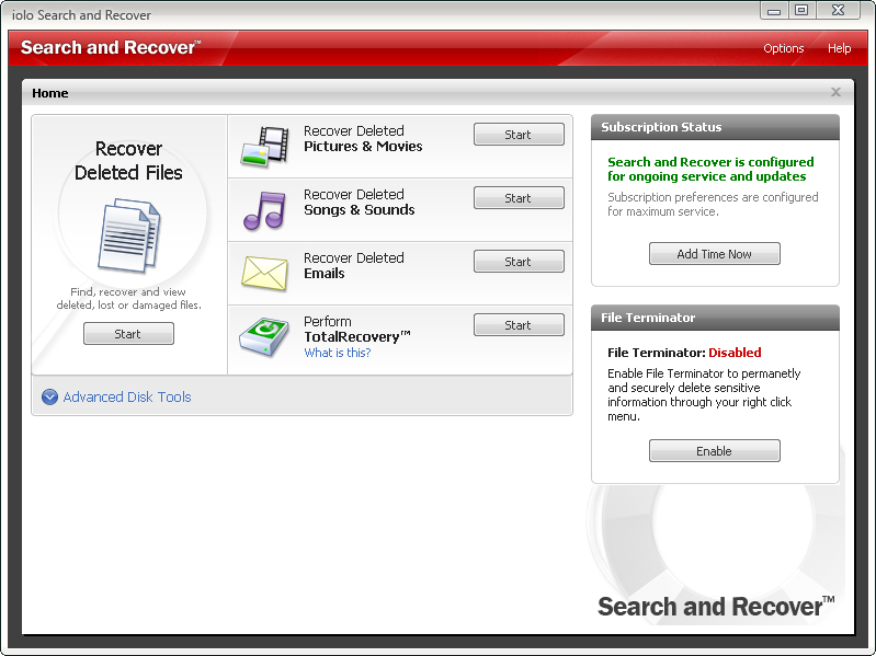 iolo Search and Recover screenshot