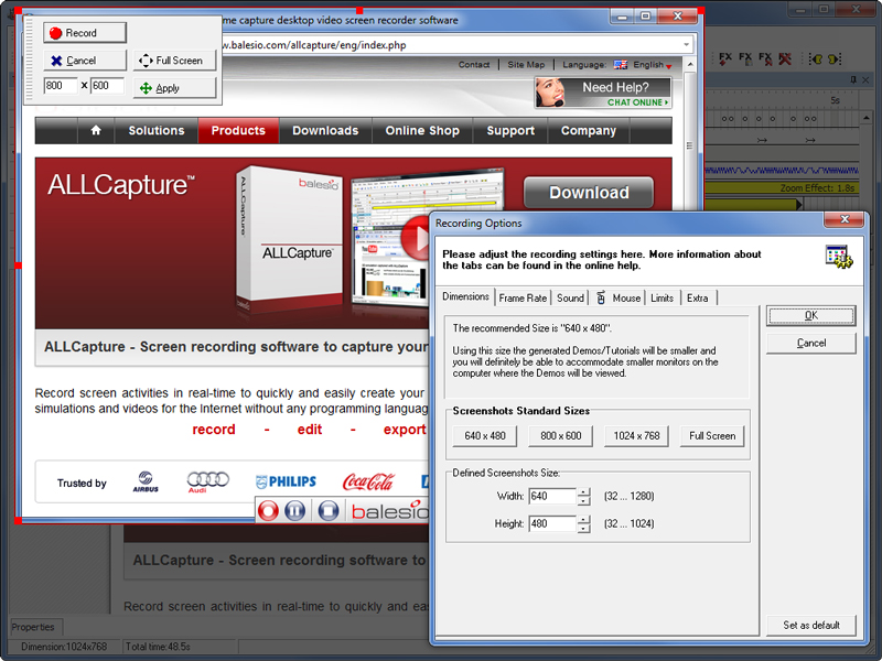 Balesio ALLCapture Screen Recorder Screenshot