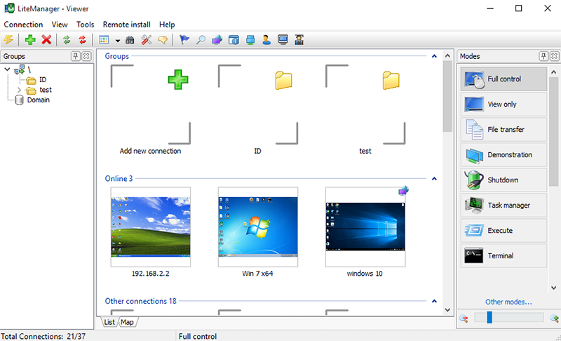 LiteManager PRO Screenshot
