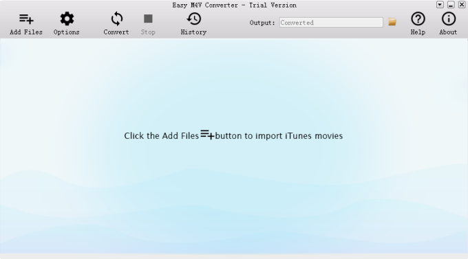 Easy M4V Converter for Windows Screenshot