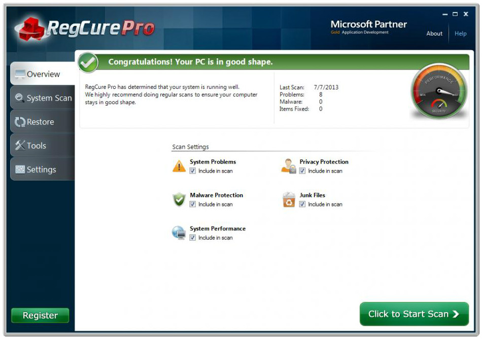 Regcure Pro Free Download With License Key