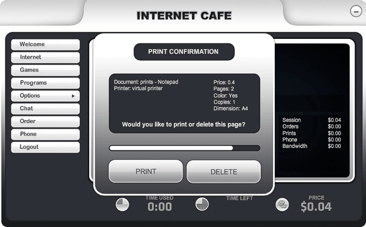 Antamedia Internet Cafe Software Screenshot 3
