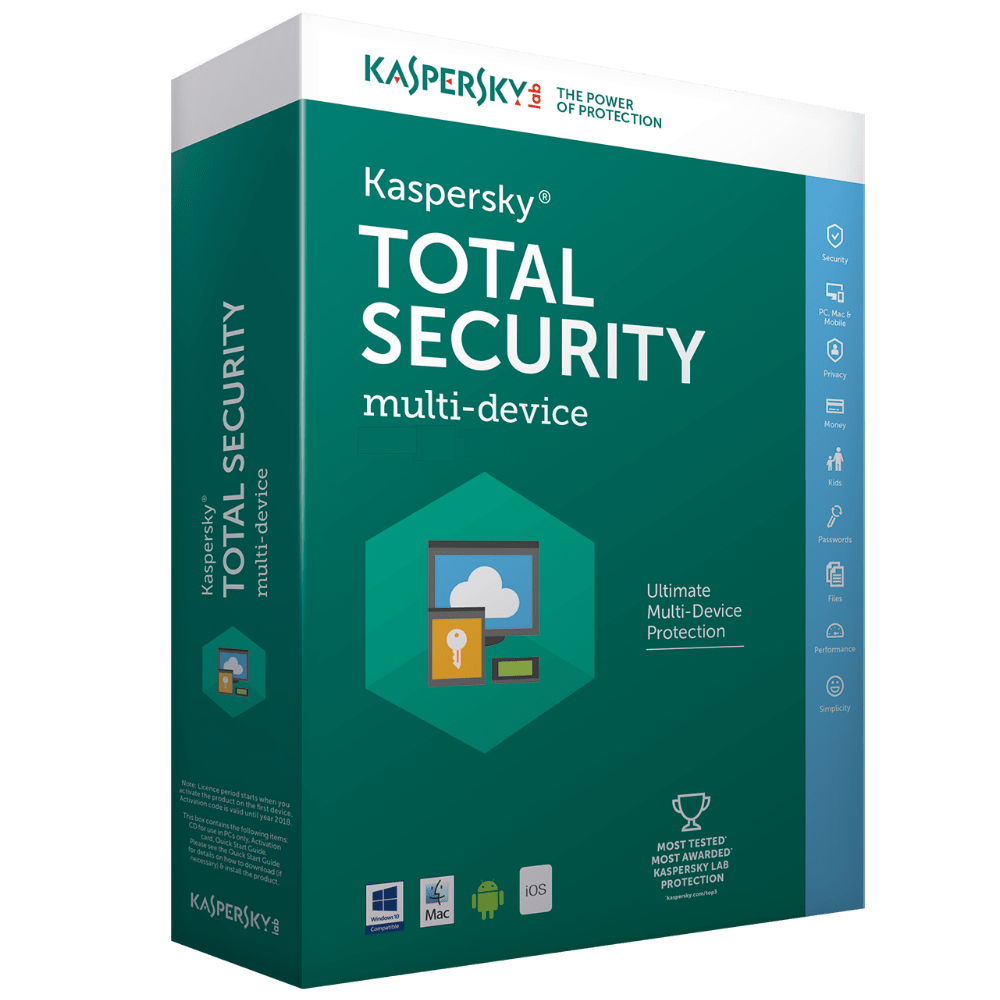 50% Off Coupon on Kaspersky Total Security – Gives You a Smarter Way to Protect Your Family – on PC, Mac, Android, iPhone, & iPad