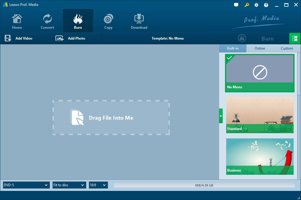 Leawo DVD Creator Screenshot