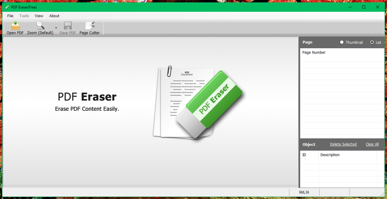 PDF Eraser PRO Screenshot