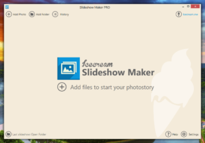 download icecream slideshow maker add music