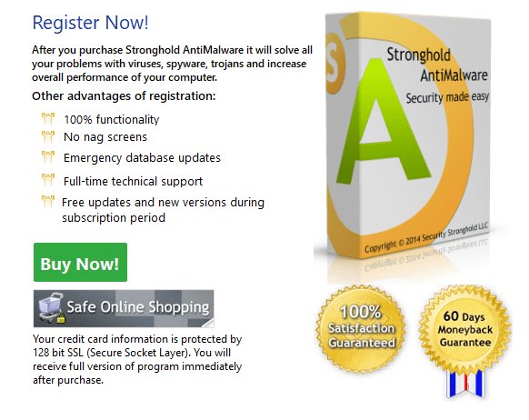 StrongHold AntiMalware Promo Coupon Banner