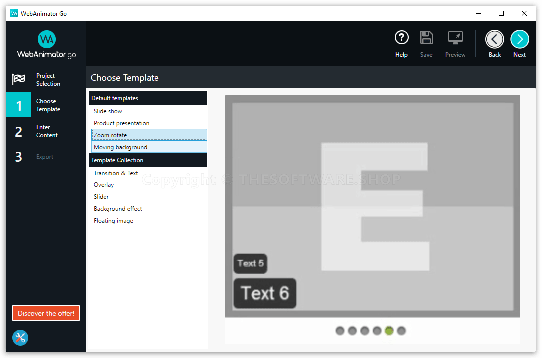 WebAnimator Go 3 - Templates