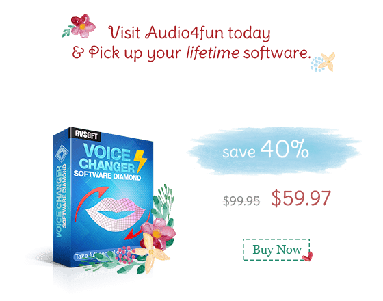 AV Voice Changer Software Diamond Valentine's day Coupon Promotion