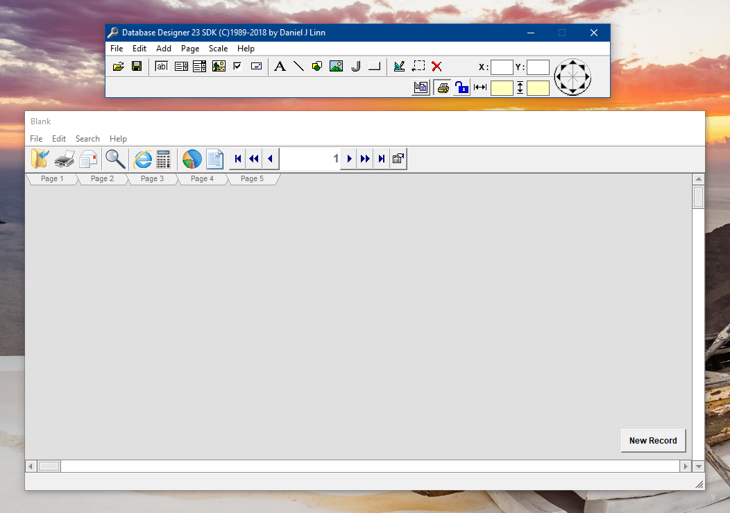Database Designer SDK Screenshot