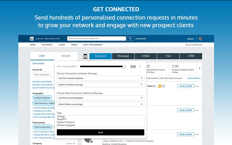 Leonard Automation Bot for LinkedIn Get Connected