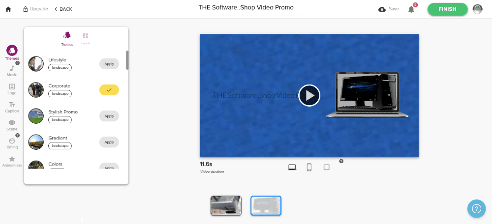 Rocketium Editor Screenshot