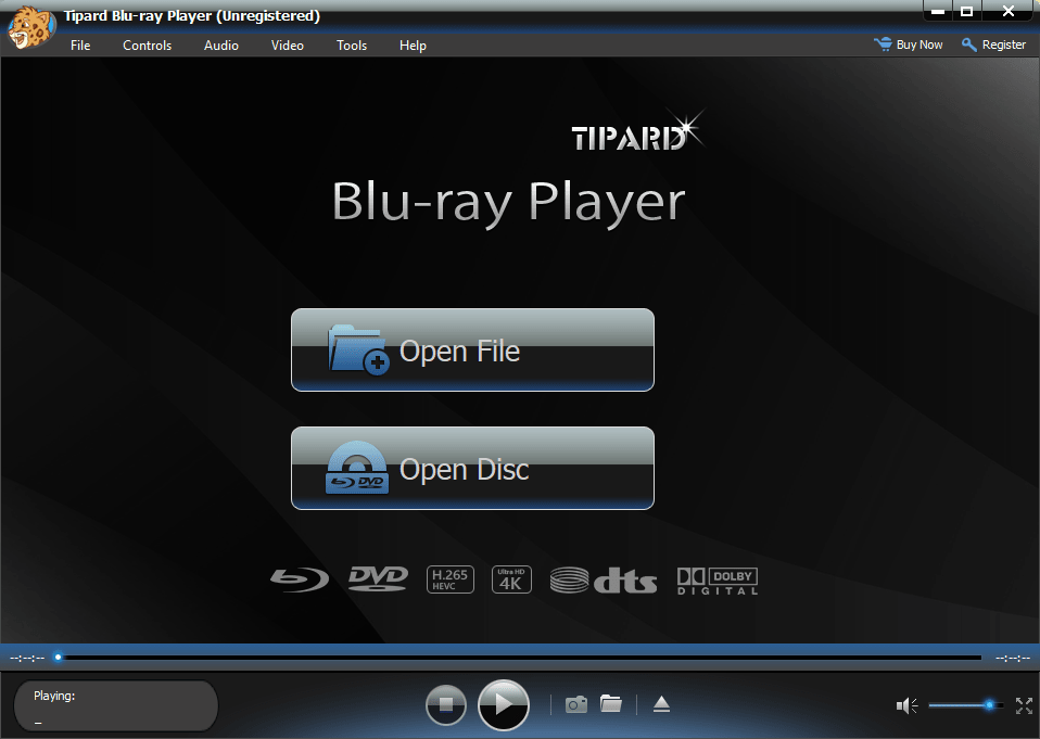 Tipard Blu-ray Player Screenshot