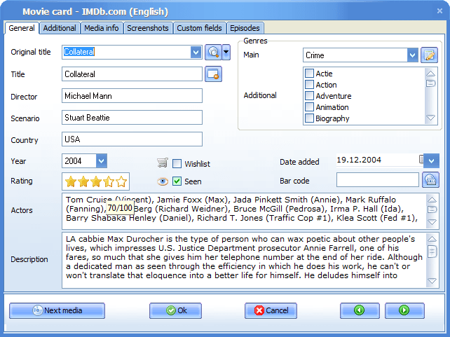 All My Movies Movie Card