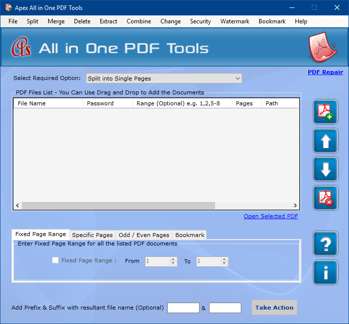 Apex All in One PDF Tools Giveaway Software Screenshot