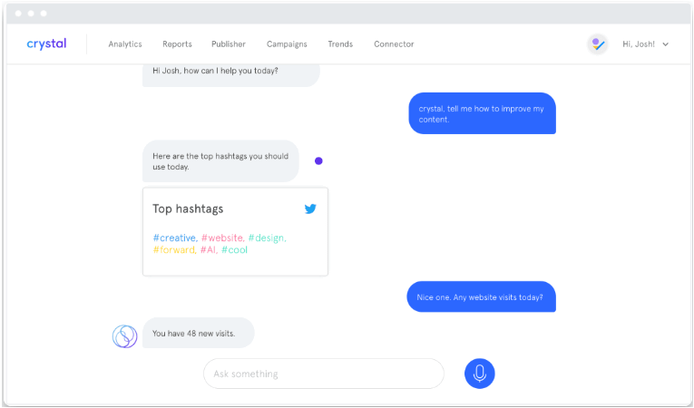 Crystal AI Premium Interface