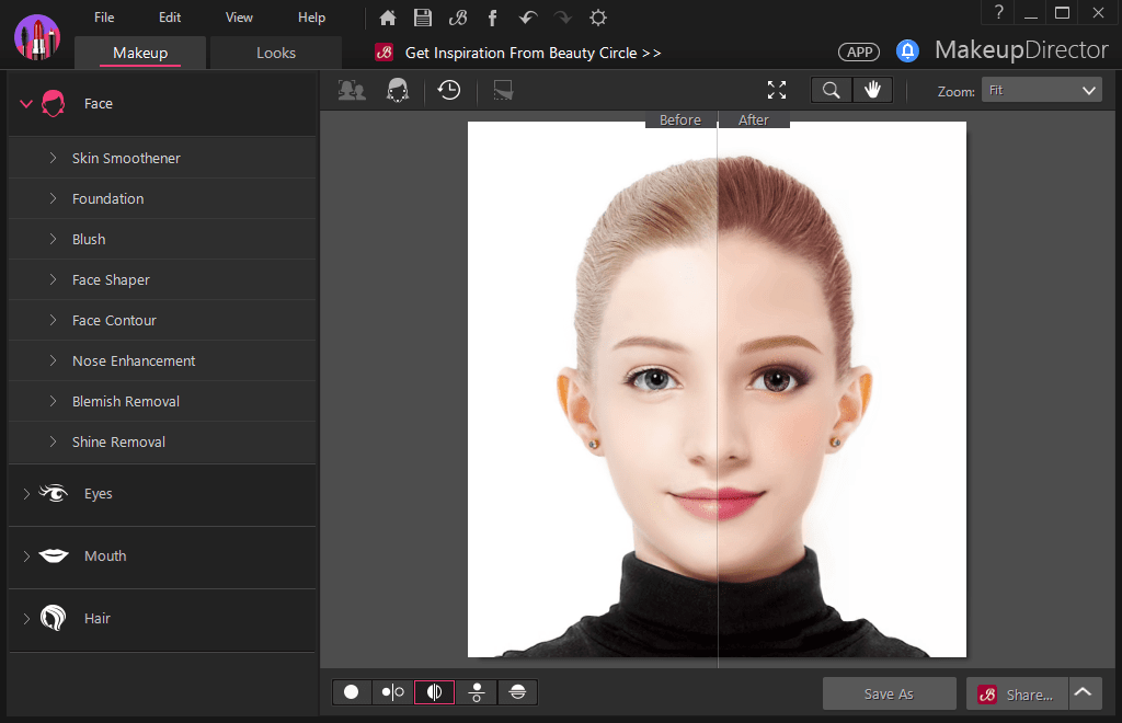 CyberLink MakeUpDirector 1 Deluxe Screenshot