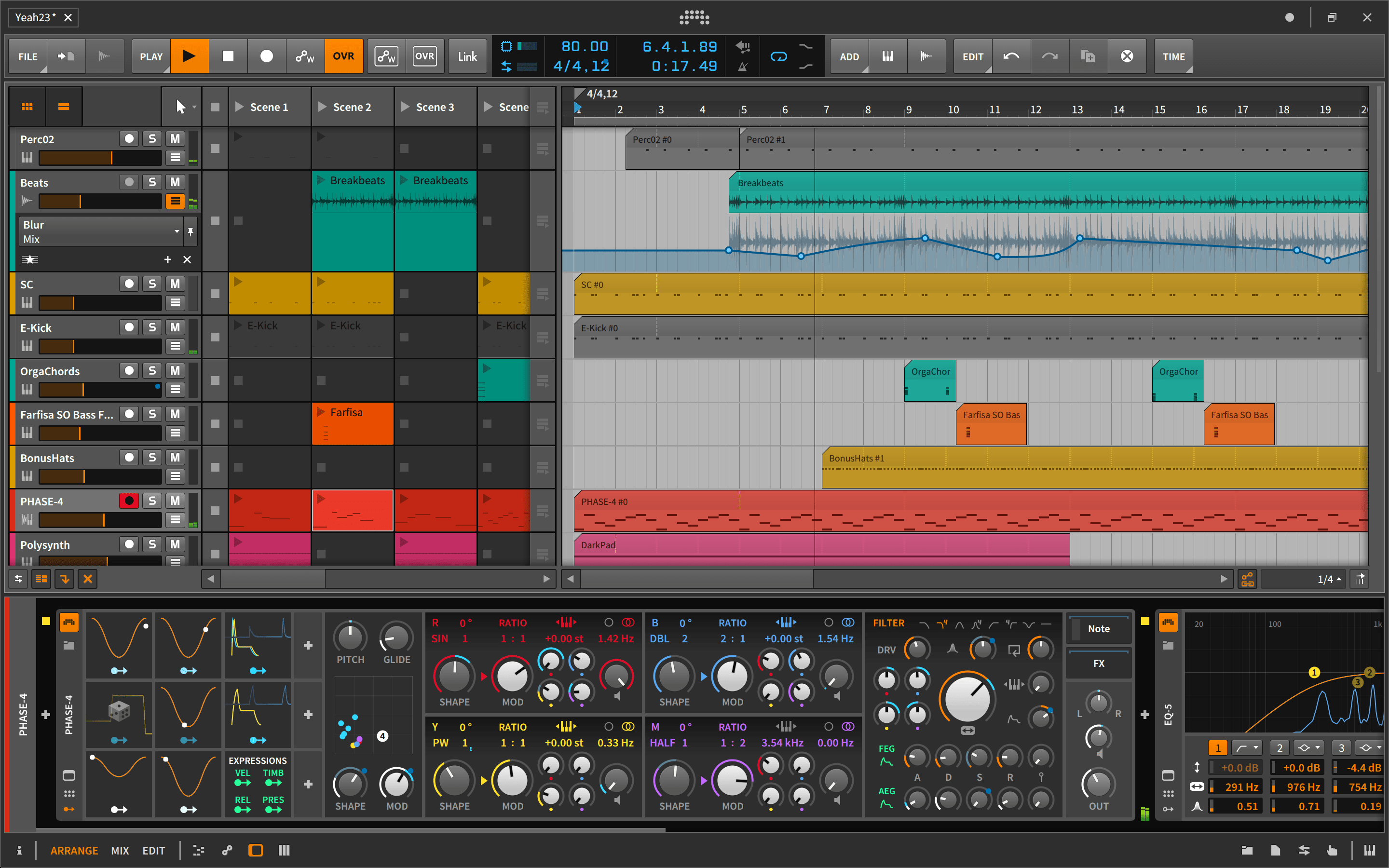 Bitwig Studio 2 Screenshot