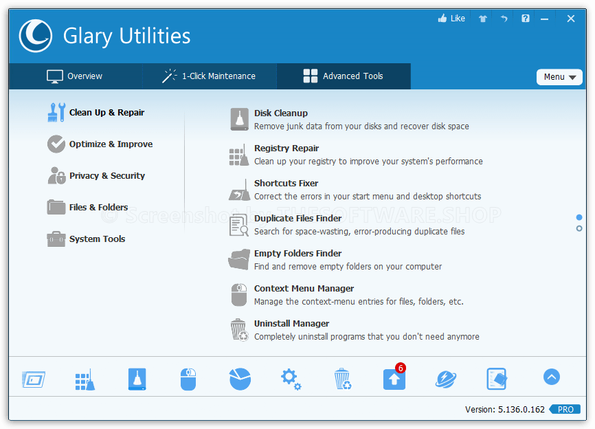 Glary Utilities Pro 5 Advanced Tools