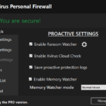 Xvirus Personal Firewall PRO Proactive Ransomware Protection