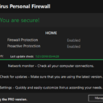 Xvirus Personal Firewall PRO Screenshot