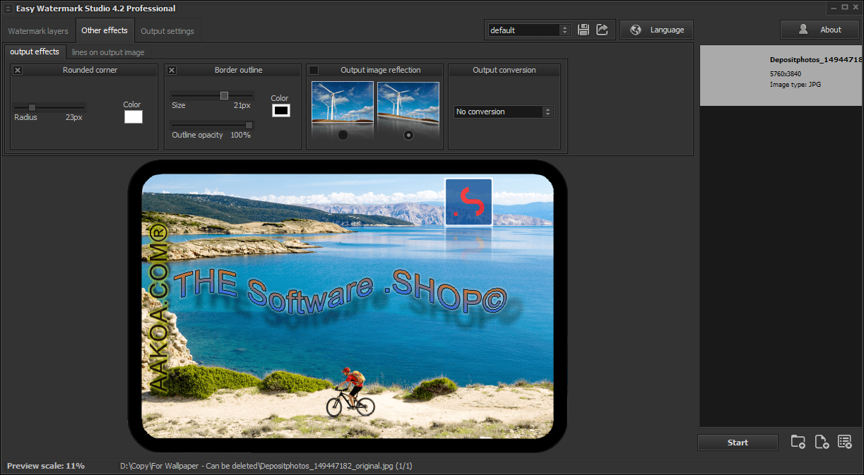 Easy Watermark Studio 4.2 PROfessional Other Effects