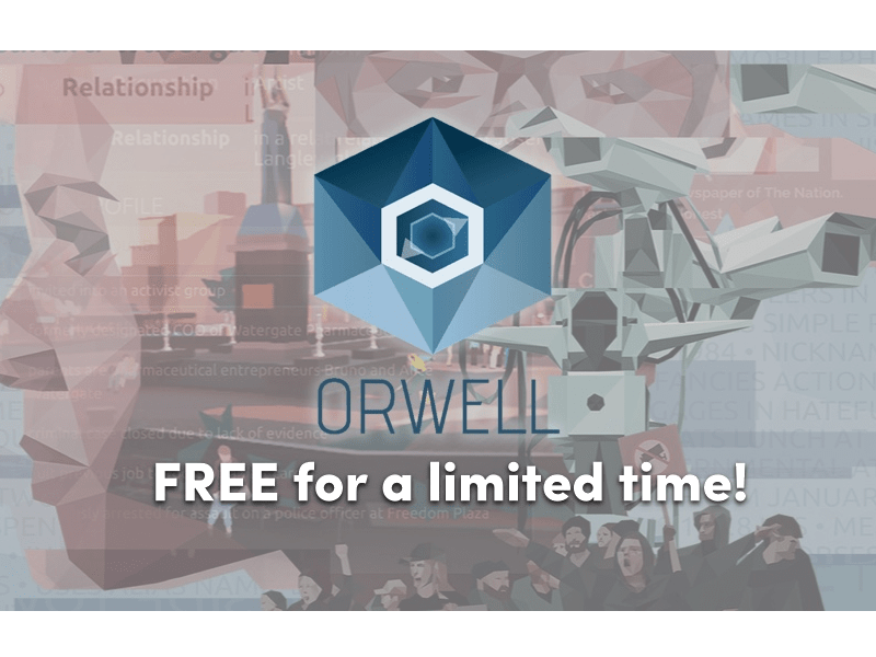 Orwell keep an eye on you review free steam key giveaway