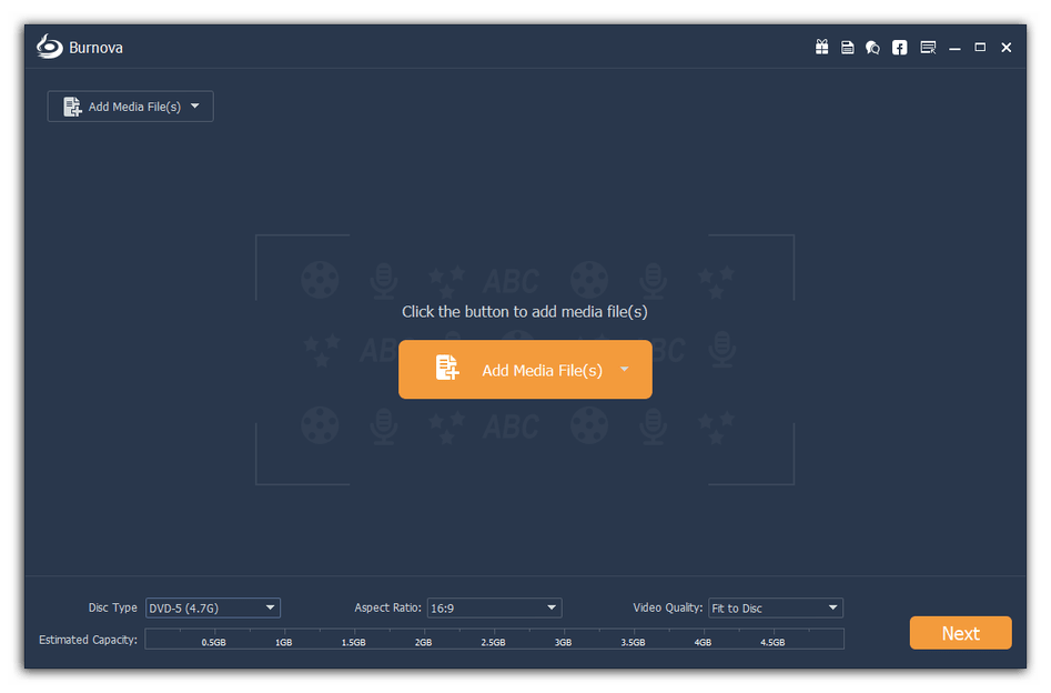 Burnova Main Interface