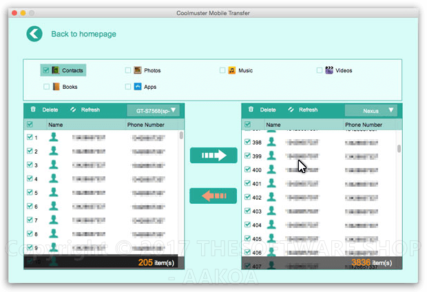 Coolmuster Mobile Transfer - Phone Data Transfer - Mac