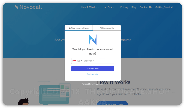 Novocall Professional Widget - THESOFTWARESHOP - AAKOA