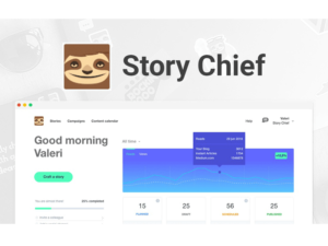 Story Chief PRO - Marketer Plan (Lifetime)</p></img>
<p>Lifetime Access</p>
<p>