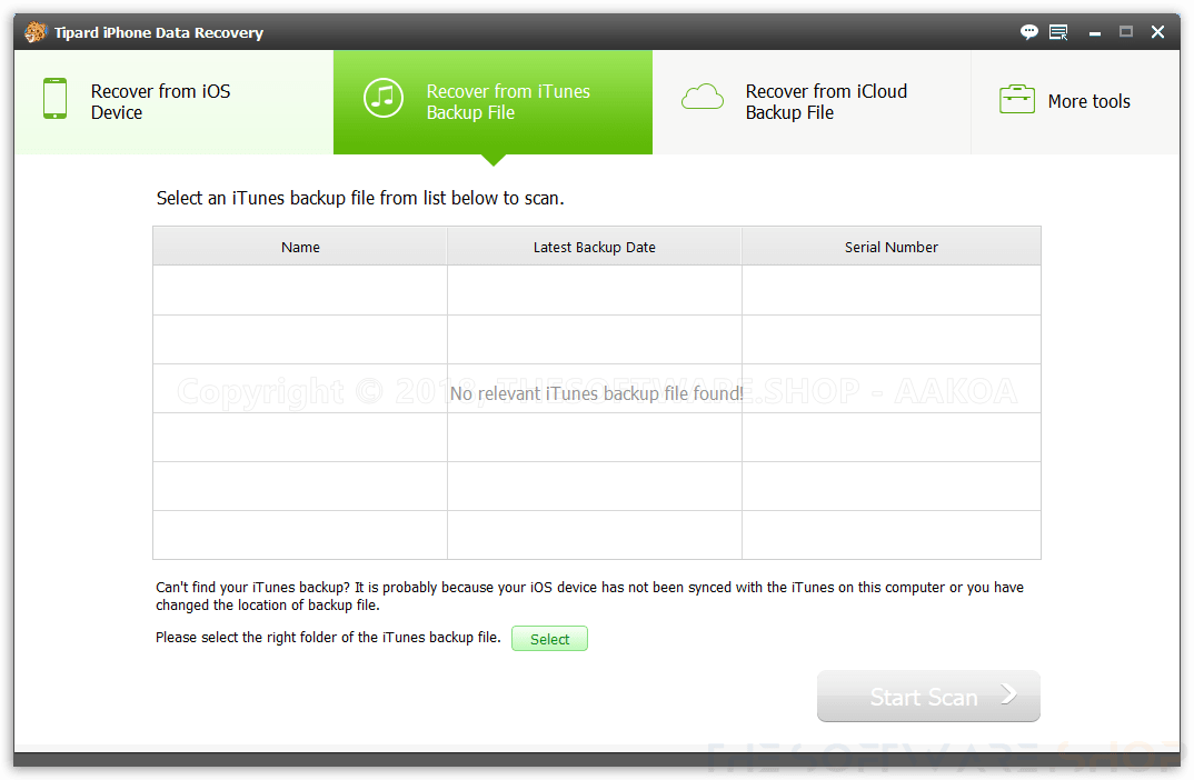 iTunes Backup Recovery
