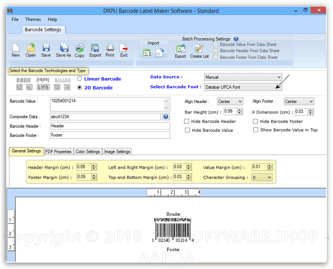 DRPU Barcode Label Maker Software - Standard Edition