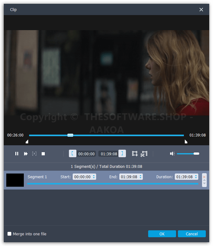 Aiseesoft Total Media Converter - Clip
