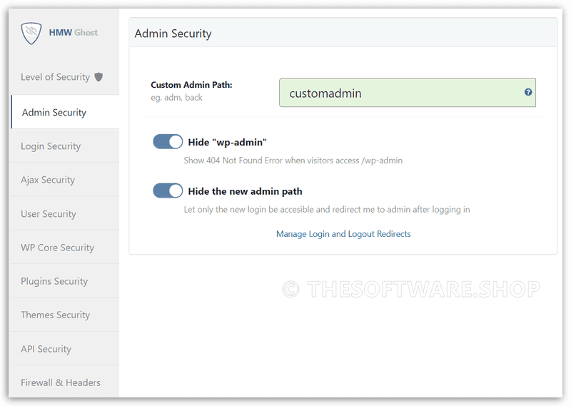 Hide My WP Ghost Screenshot - Admin Security