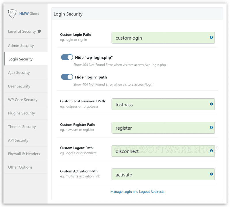 Hide My WP Ghost Screenshot - WP Login Security