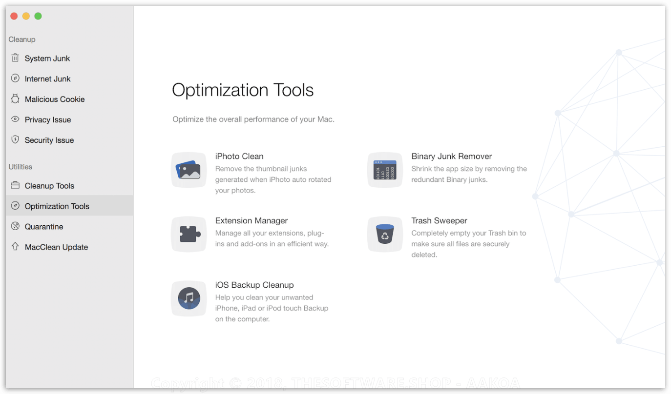 MacClean Optimization Tools
