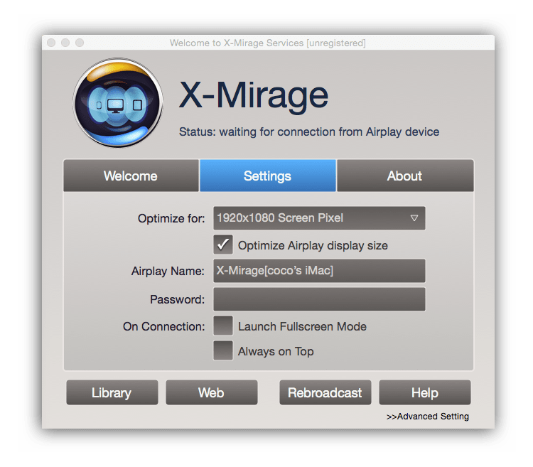x-mirage for Mac