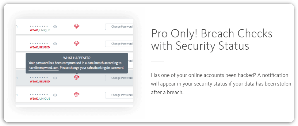 Avira Password Manager Pro - Breach Check