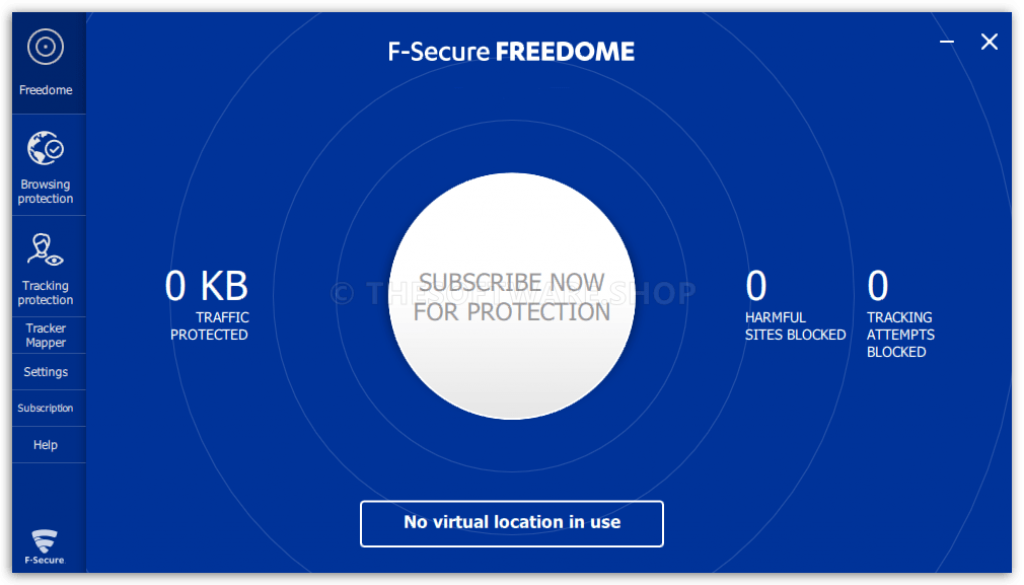 F-Secure FREEDOME VPN 2020 Screenshot