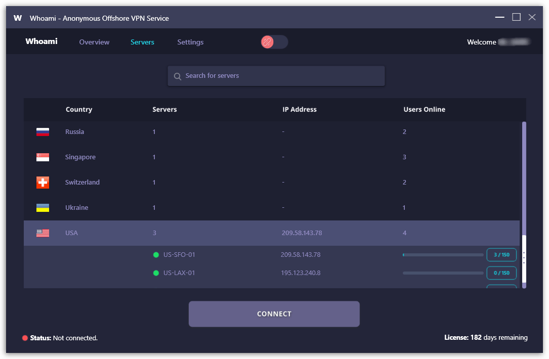 Whoami VPN Premium Screenshot