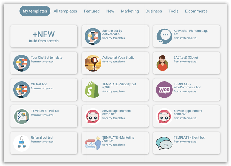 ActiveChat Architect Plan - Templates