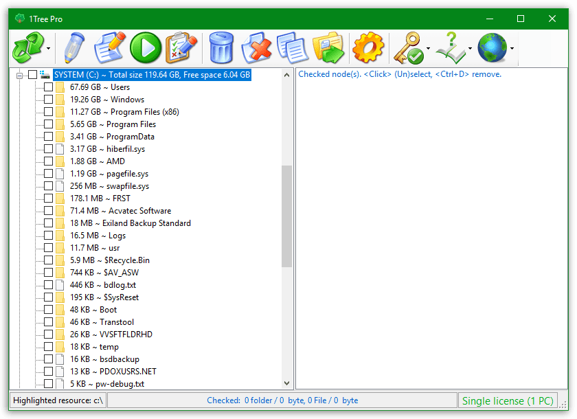 1Tree Pro Screenshot