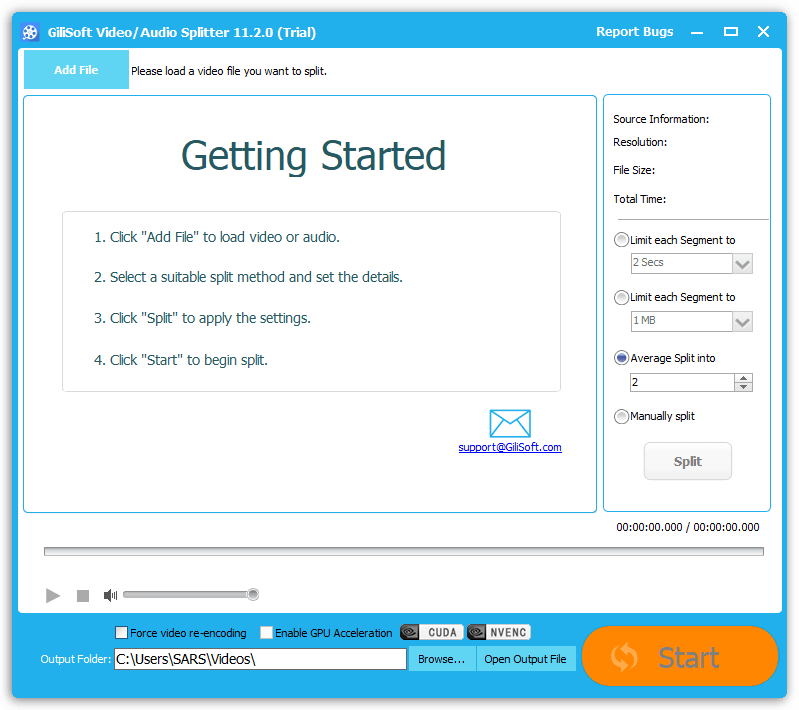 GiliSoft Video-Audio Splitter 007 - THESOFTWARESHOP - AAKOA