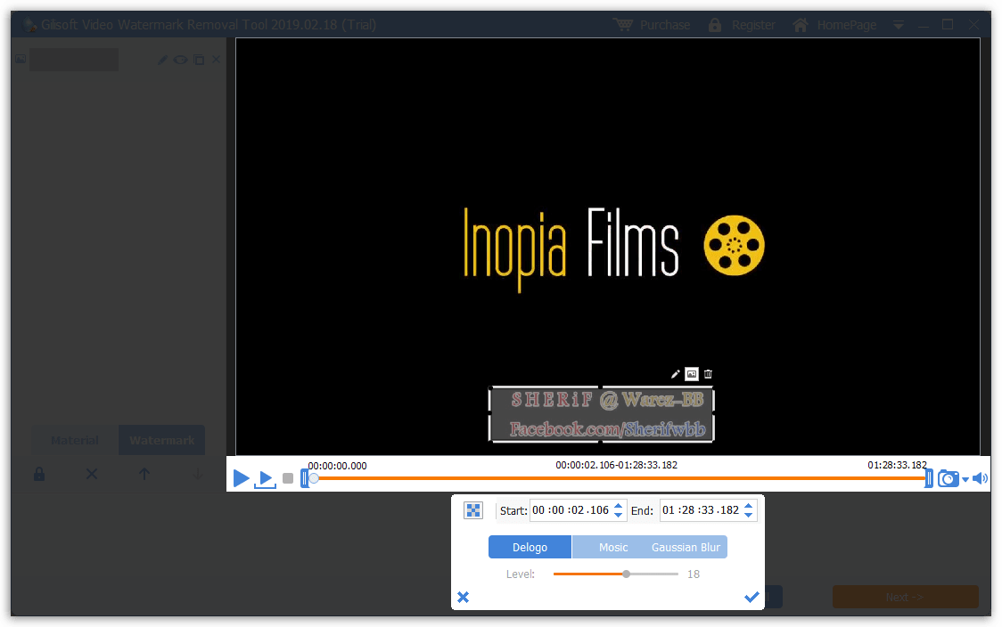 Gilisoft Video Watermark Removal Tool - Remover