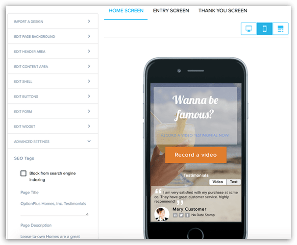Sociamonials - eDITOR
