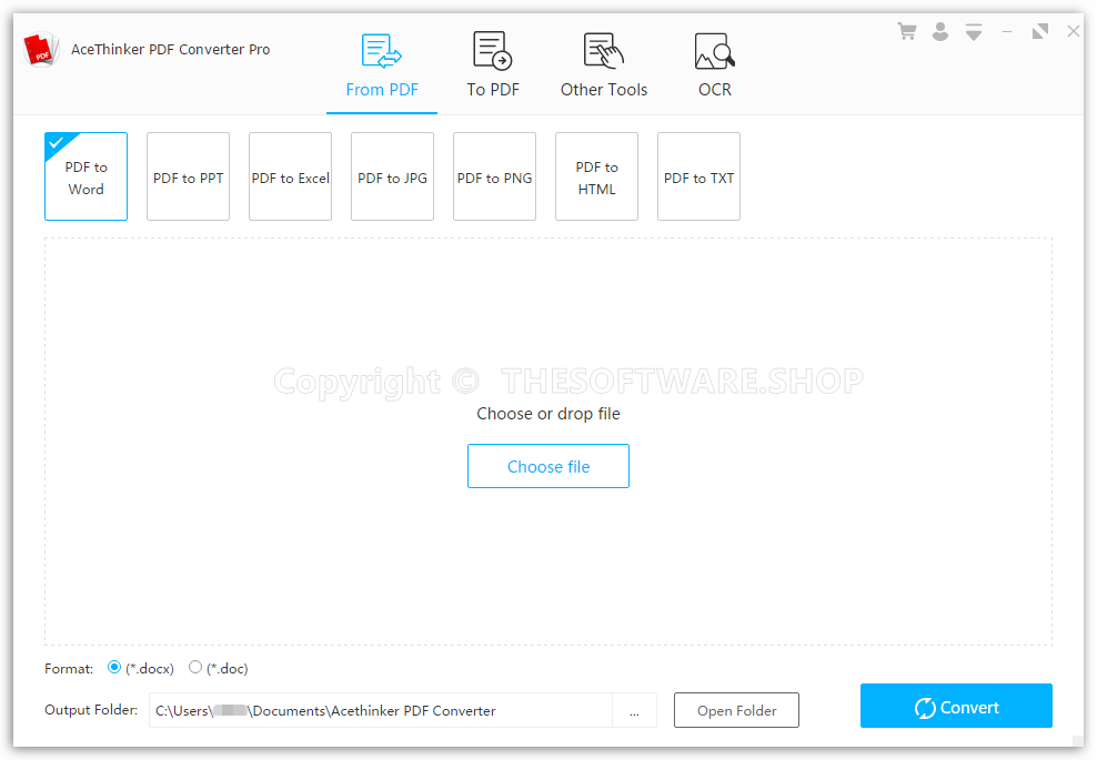 AceThinker PDF Converter Pro Screenshot